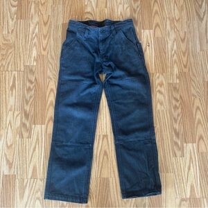 Patagonia Iron Forge Double Knee Canvas Pants, Women Size 6, Black